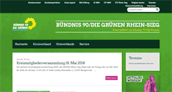 Desktop Screenshot of gruene-rhein-sieg.de