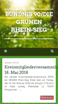 Mobile Screenshot of gruene-rhein-sieg.de